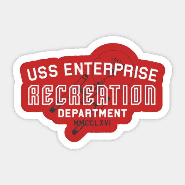 Enterprise Rec Room Sticker by USS_GUMDROP